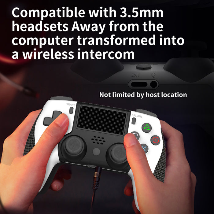 Lucky Fox Wireless Controller for PS4 - White [LF-0288W]