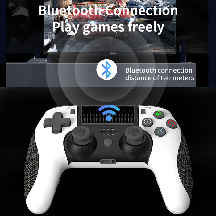 Lucky Fox Wireless Controller for PS4 - White [LF-0288W]