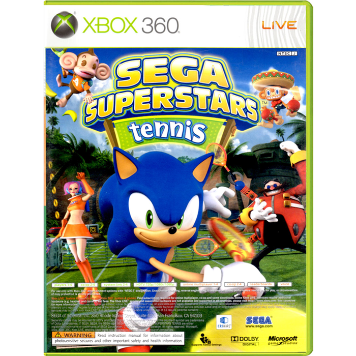 Xbox 360 Sega Super Stars Tennis