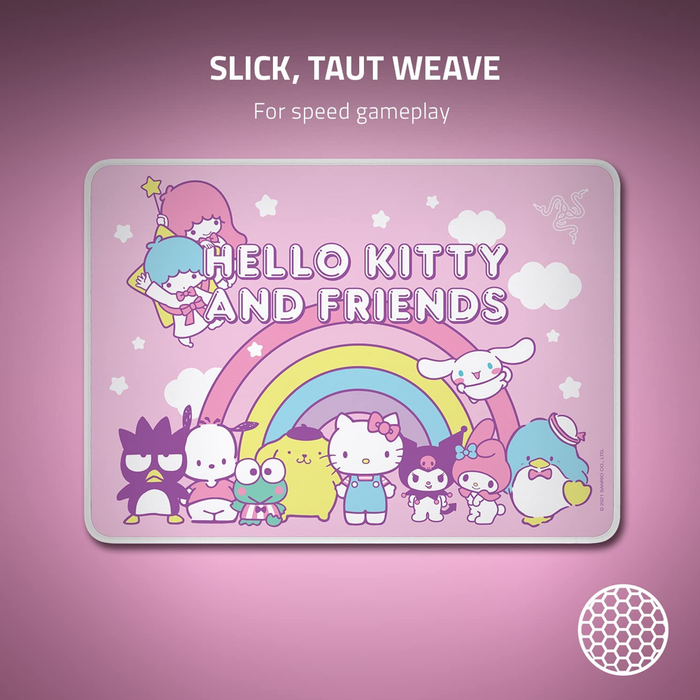 Razer DeathAdder Essential + Goliathus Mouse Mat Bundle - Hello Kitty and Friends Edition