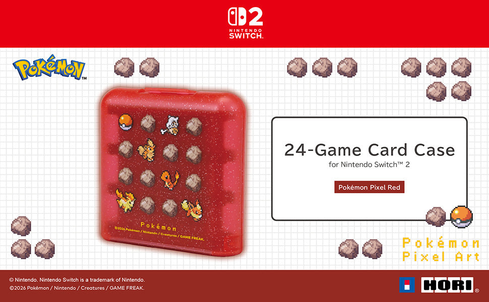 Hori Card Case 24 for Nintendo Switch 2 - Pokemon Pixel