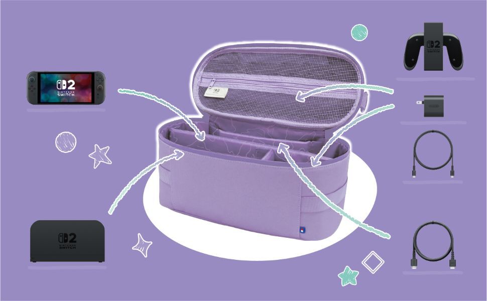 Hori Compact Carry All for Nintendo Switch 2 - Ditto [NSX-164A]