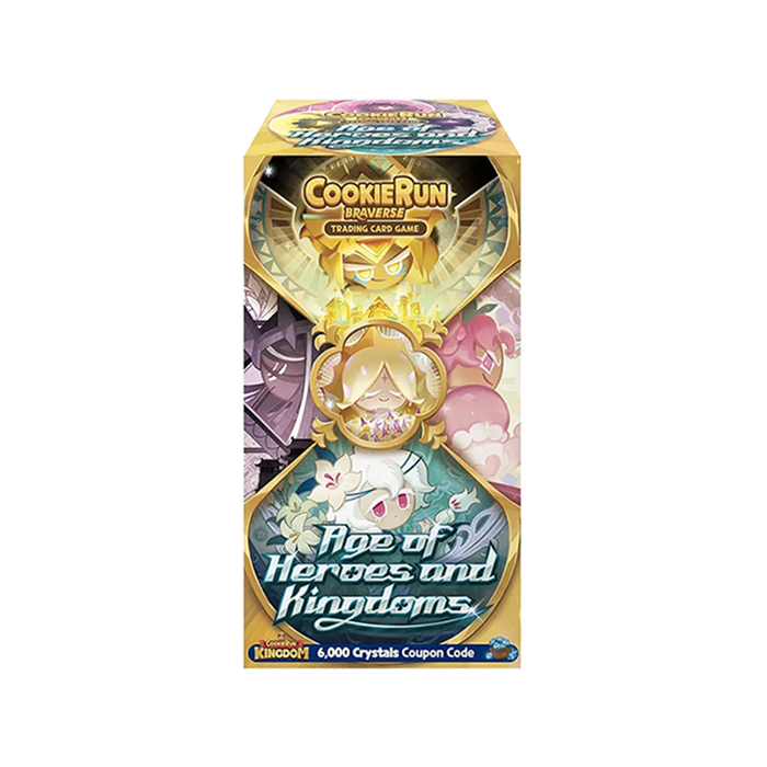 CookieRun Braverse TCG Age of Heroes and Kingdom Booster Box (30Packs)