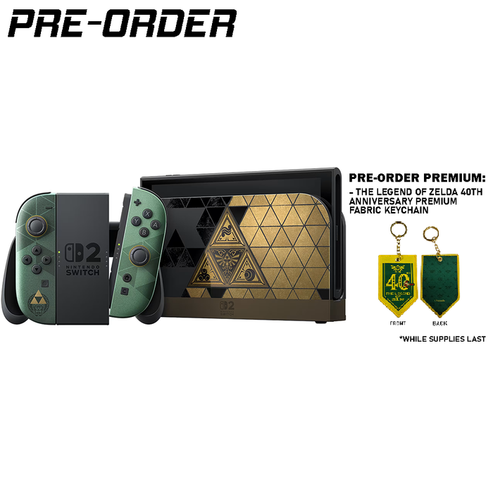 [PRE-ORDER] Nintendo Switch 2 The Legend of Zelda 40th Anniversary Edition Console [Release Date: October 29, 2026]