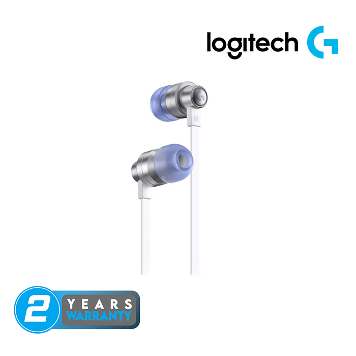 Logitech G333 Gaming Earphones with Mic - White