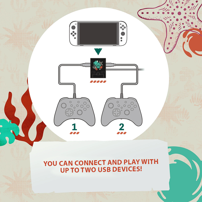 Hori Dual USB Playstand for Nintendo Switch 2 -Splatoon Raiders [NSX-242A]