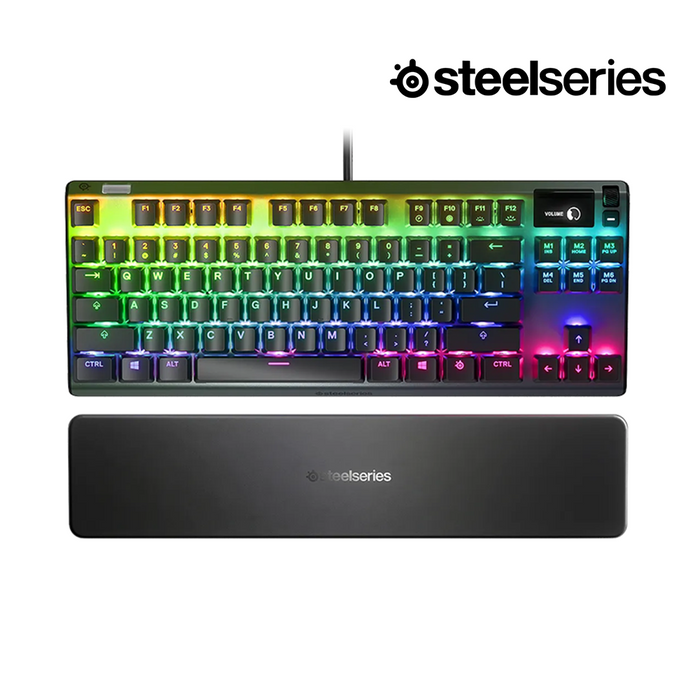 SteelSeries Wired Apex Pro TKL E-Sports Gaming Keyboard - Black 2023 (Omnipoint Switches)