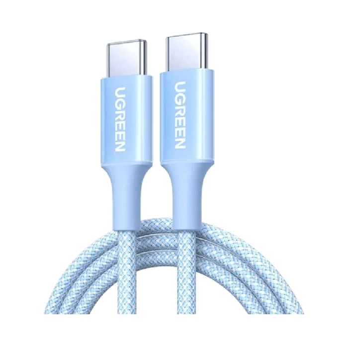 UGreen USB Type-C to USB-C 3A/60W Braided Cable - Blue [L501/35334]