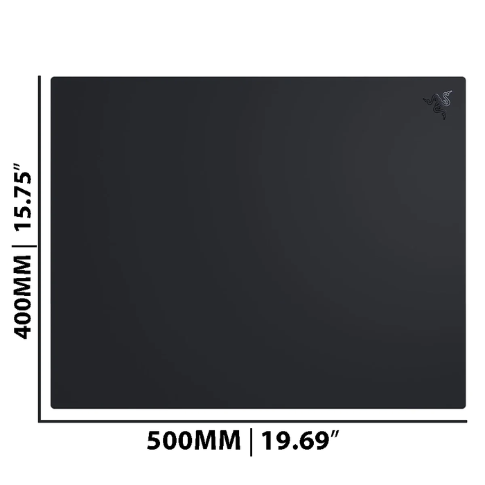 Razer Atlas Pro Ultra-Thin Premium 1.9mm Tempered Glass Gaming Mouse Mat (L) - Black