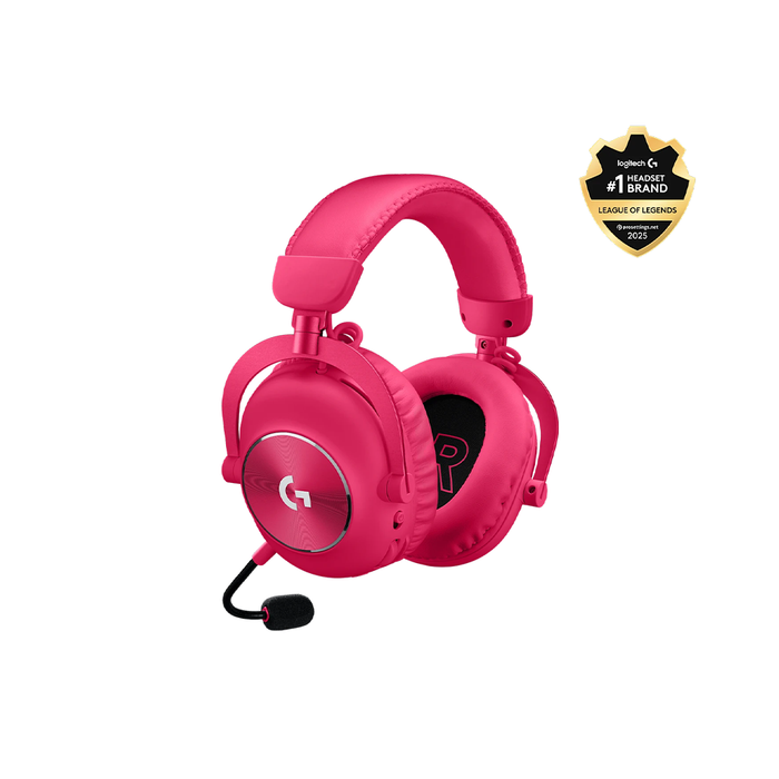 Logitech Pro X 2 Lightspeed Gaming Headset - Magenta