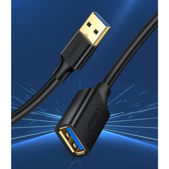 UGreen USB 3.0 Extension Male Cable 1.5M Black [US129/30126]