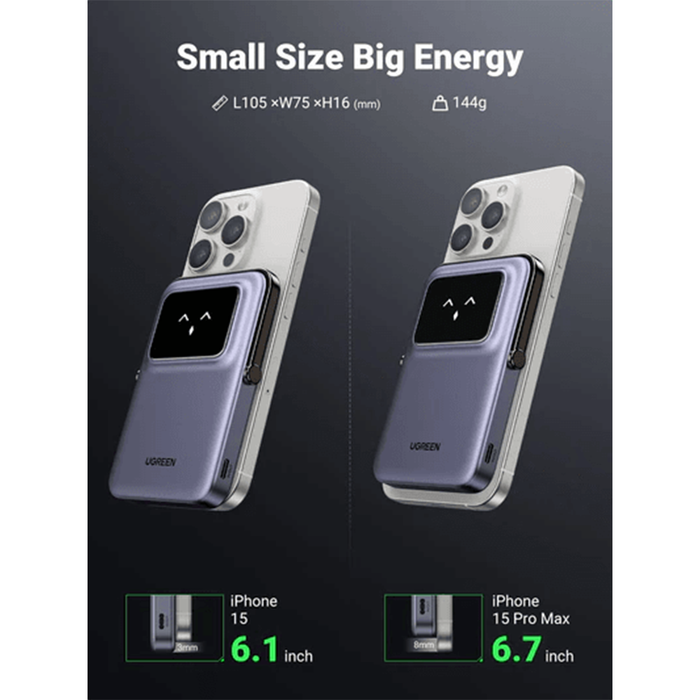 UGreen Uno Magnetic Power Bank 5000mAh [PB571/35605B]