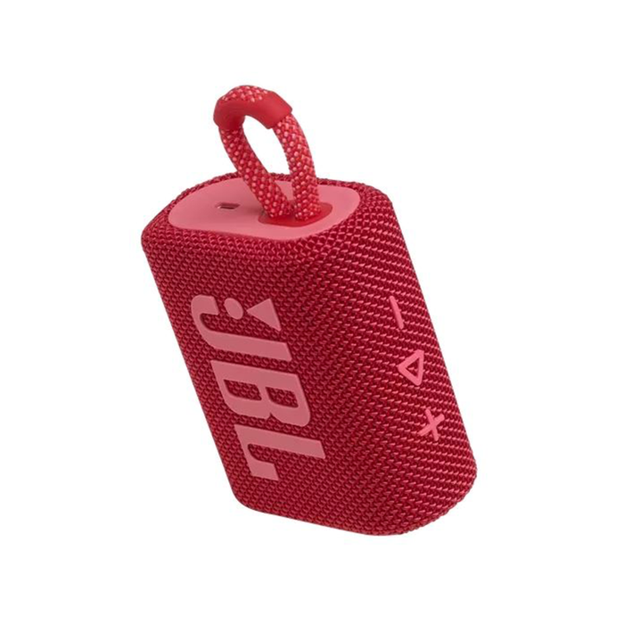 JBL GO 3 Portable Bluetooth Speaker - Red