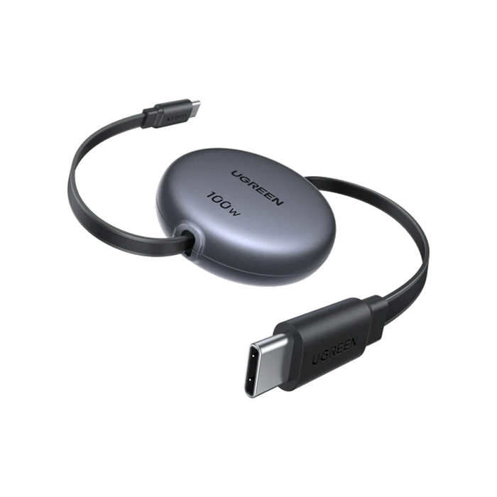 UGreen Nexode USB-C to USB-C Fast Charging Retractable Cable 1M [L531/65905]