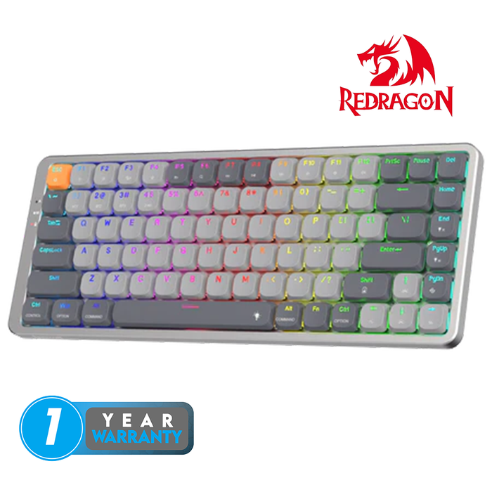 Redragon K652GG-RGB-PRO Keyboard - Azure (Red Switch)