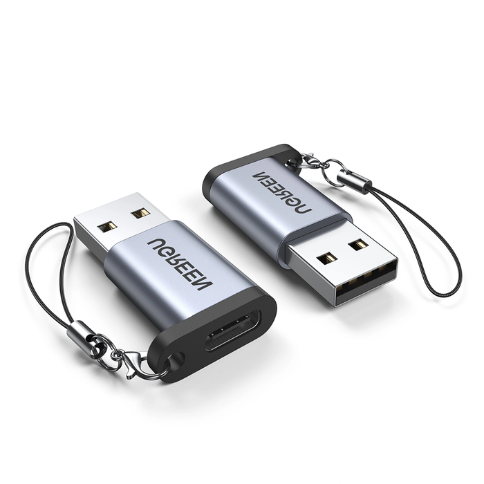 UGreen USB 3.0-A to USB-C M/F Adapter - Gray [US276/50533]