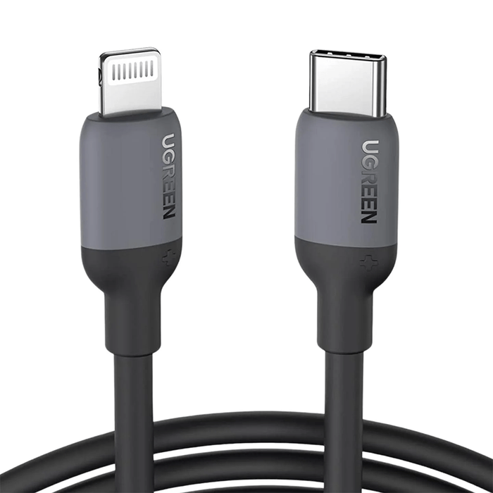 UGreen USB C to Lightning Silicon Cable 1M