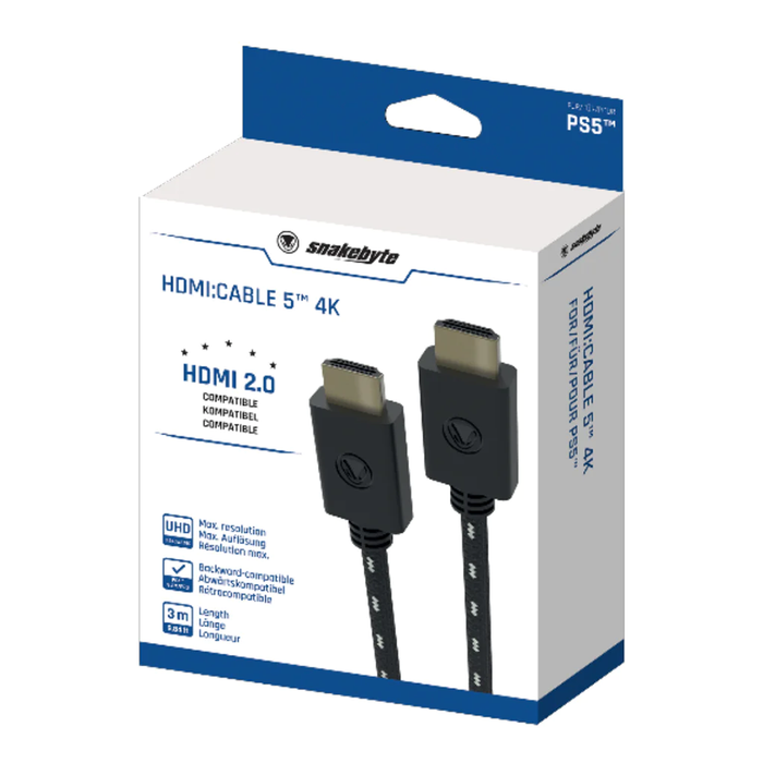 Snakebyte HDMI Cable 4K - 3 meters