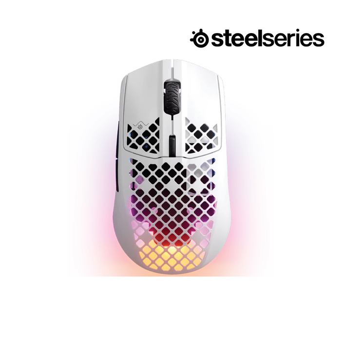 SteelSeries Wireless Aerox 3 Gaming Mouse - Snow [62608]