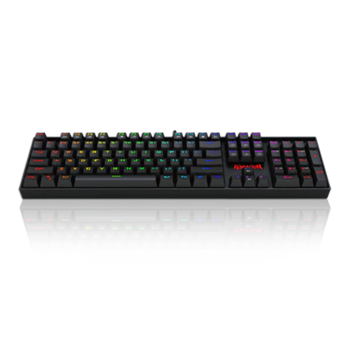 Redragon Wired K551RGB-1 V2 MITRA Mechanical Keyboard - Black [Blue Switch]