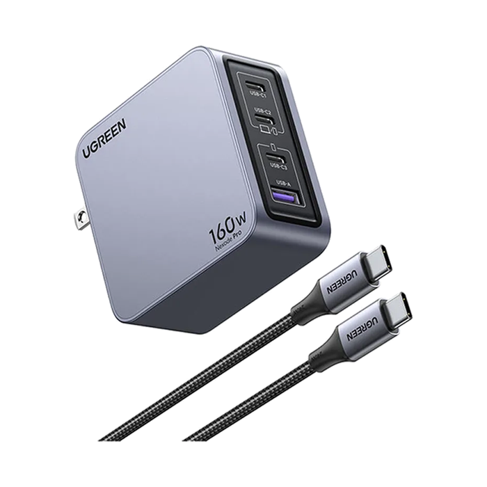 UGreen Nexode Pro 160W 4-Port GaN Fast Charger Set US [X763/25876]