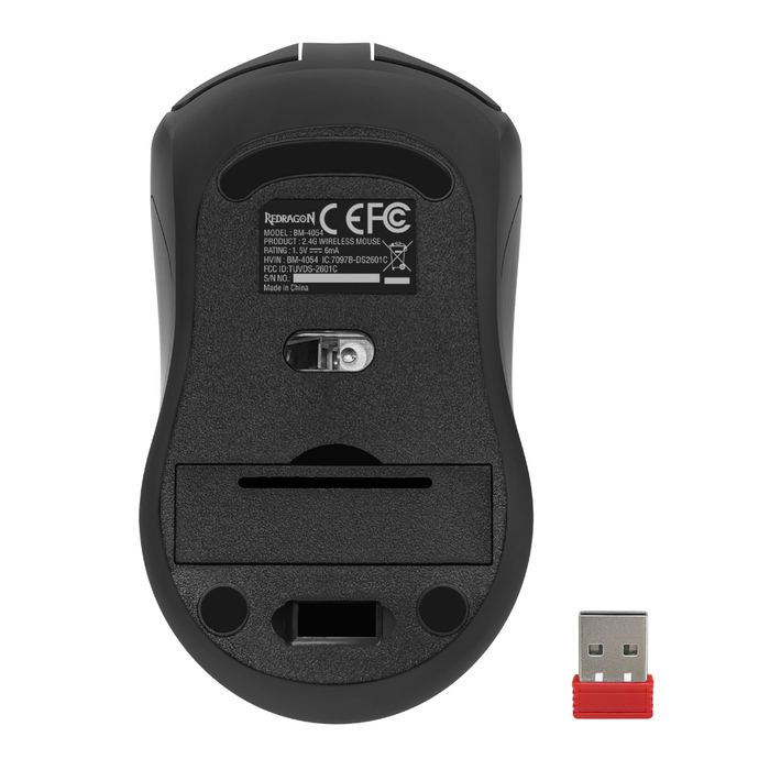 Redragon OFFICE MOUSE WIRELESS (BM-4054) 2.4G BLACK