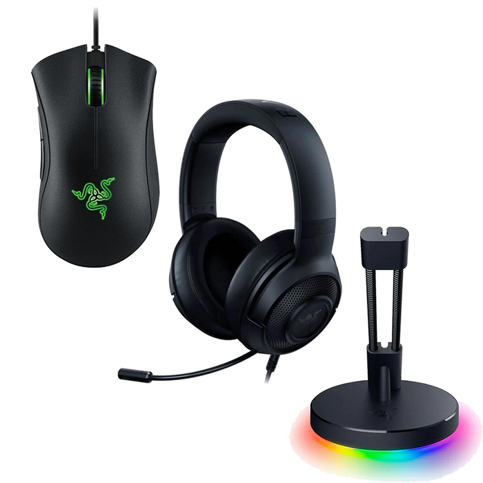 Razer Game on Bundle (Deathadder Essential/Mouse Bungee V3 Chroma/Kraken X Lite) [RZ85-03850100-B3U1]