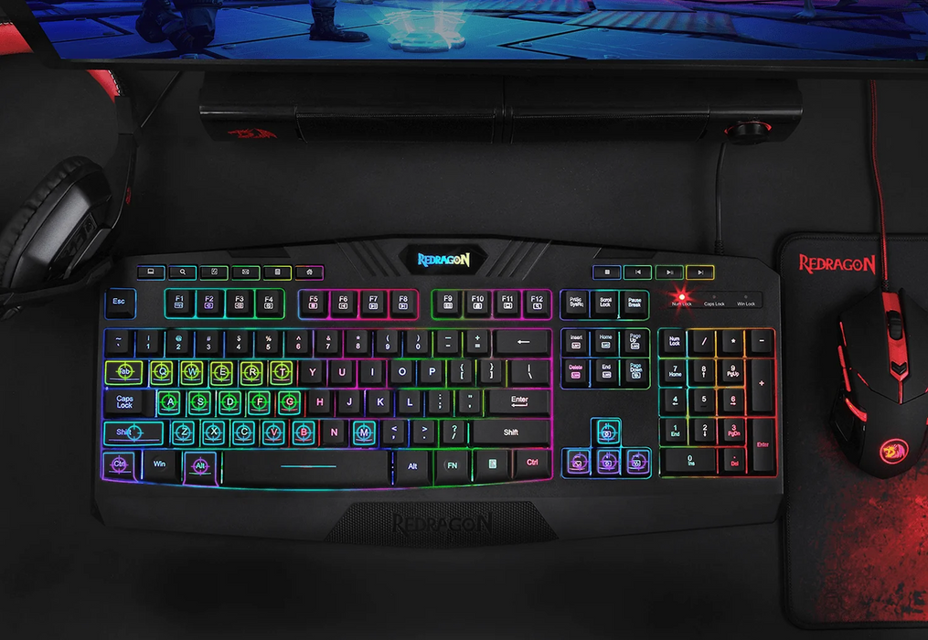 Redragon S101-BA-2 4in1 Gaming Keyboard & Mouse Combo