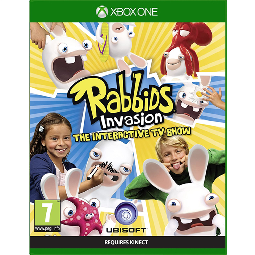 Xbox Colorful Rabbit Game XBOX One Rabbids Invasion The Interactive TV Show — GAMELINE