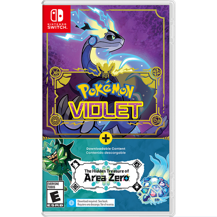 Nintendo Switch Pokemon Violet + The Hidden Treasure of Area Zero DLC (MSE)