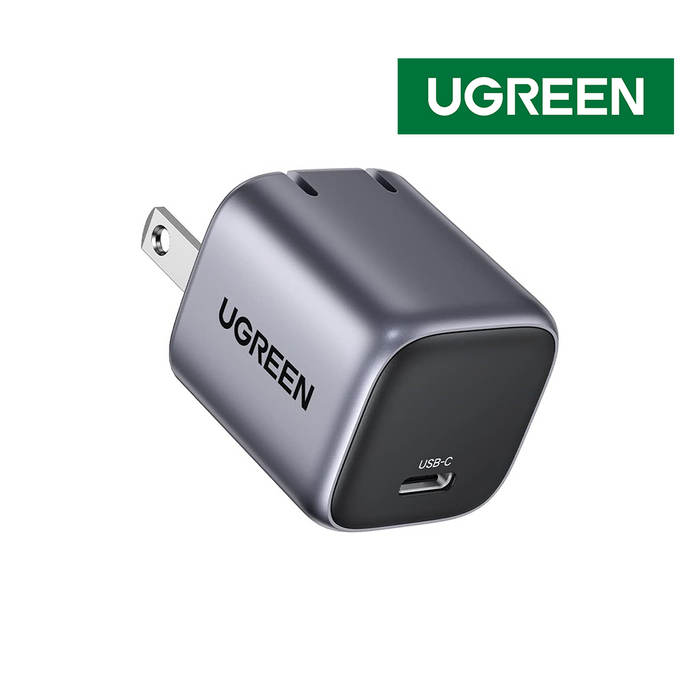 UGreen Nexode Mini 20W USB-C GaN Fast Charger - Space Gray [CD318/90902]