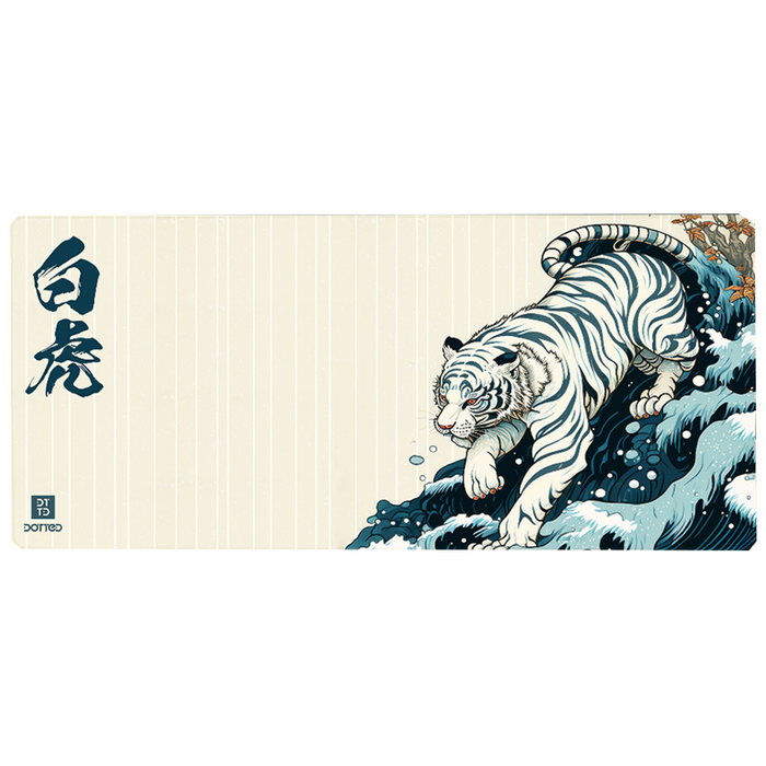 Dotted Desk Pad Pad - White Tiger (900x400x4mm)