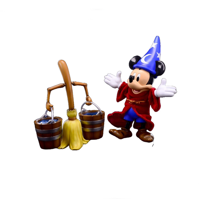 HeroCross Sorcerer Mikey and Magic Broom Figurine