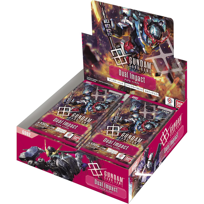 Gundam TCG JPN Dual Impact Booster Box (24 Packs) [GD02]