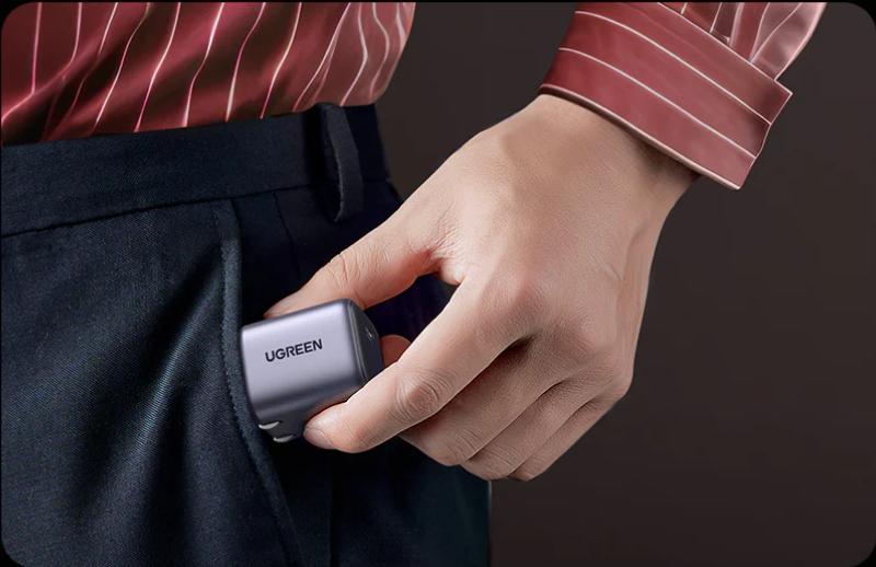 UGreen Nexode Mini 30W USB-C GaN Fast Charger + Cable - Space Gray [CD319/25256]