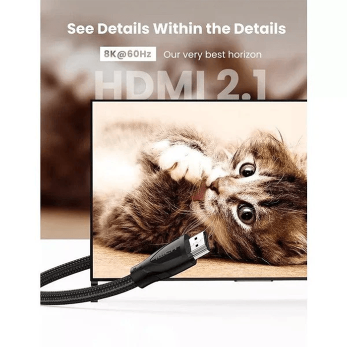 UGreen HDMI 2.1 Male to Male Cable 2M - Black [HD140/80403]