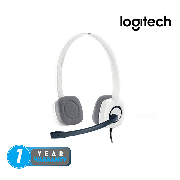 Logitech H150 Stereo Headset - Cloud White