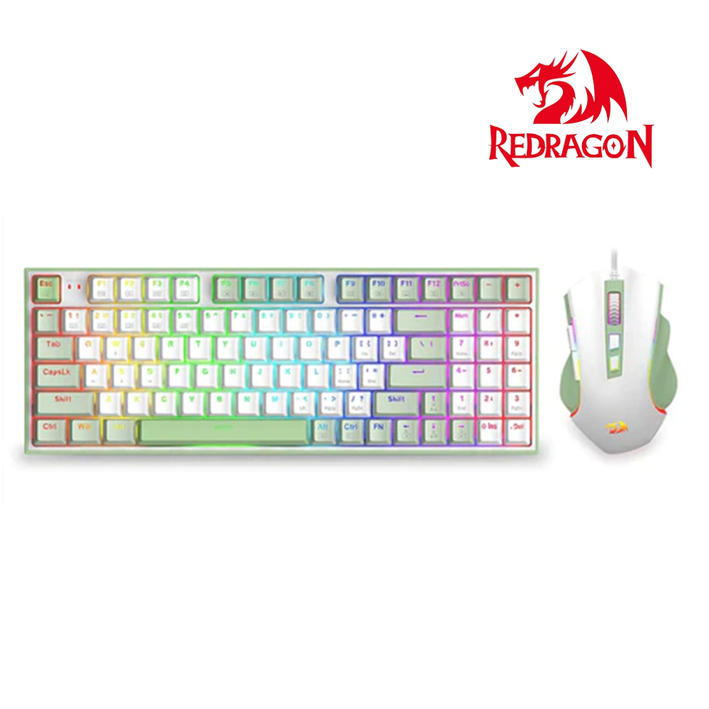 Redragon S134 Ultimate Gaming RIG Mechanical Keyboard & Mouse Combo ...