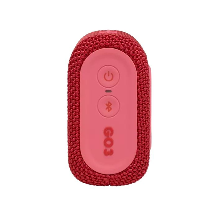 JBL GO 3 Portable Bluetooth Speaker - Red