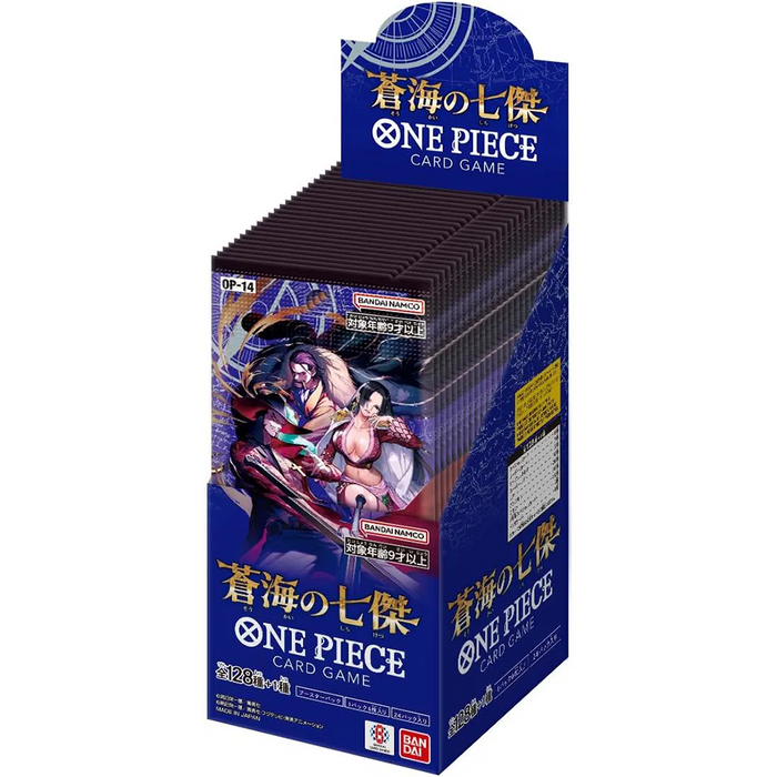 One Piece TCG JPN Booster Box - The Azure Sea`s Seven - [OP-14] (24 Packs)