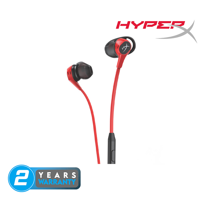 HyperX Cloud Earbuds Gaming Headphones For Nintendo Switch - Red
