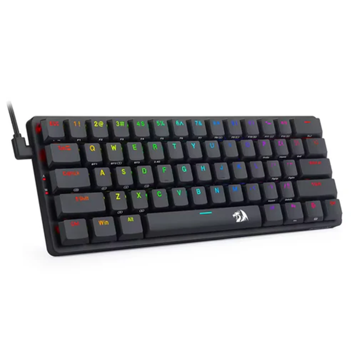 Redragon KEYBOARD Redragon WIRELESS (K615P-KBS) ELISE PRO BLACK RED SWITCH