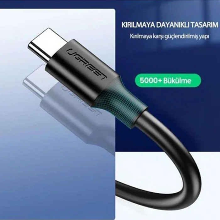 UGreen USB 3.0 A Male to Type C Male Cable Nickel Plating 2M  - Black [US184/20884]