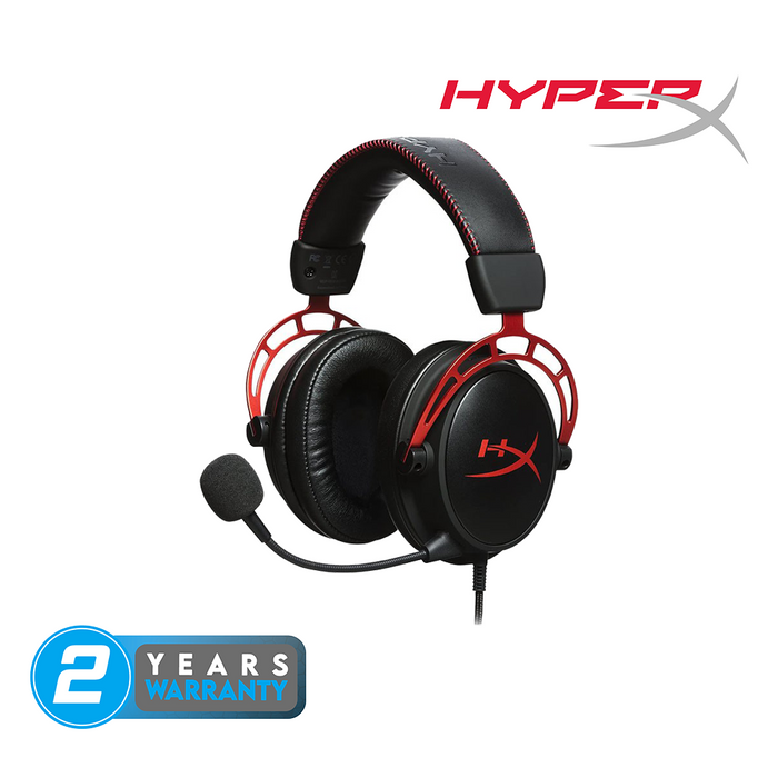HyperX Cloud Alpha Pro Gaming Headset - Red Black