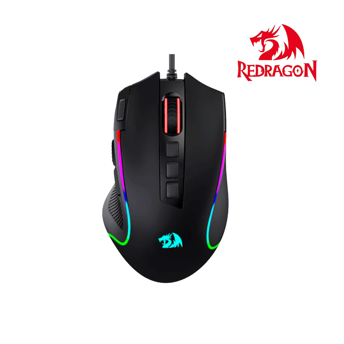 Redragon Wired M612 RGD PREDATOR Gaming Mouse [8000 DPI] - Black