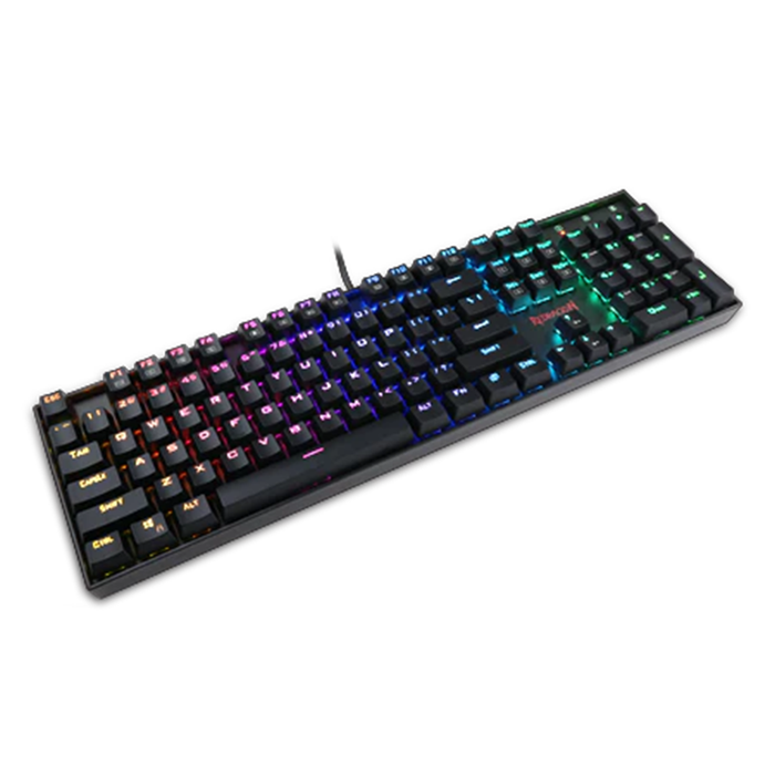 Redragon Wired K551RGB-1 V2 MITRA Mechanical Keyboard - Black [Blue Switch]