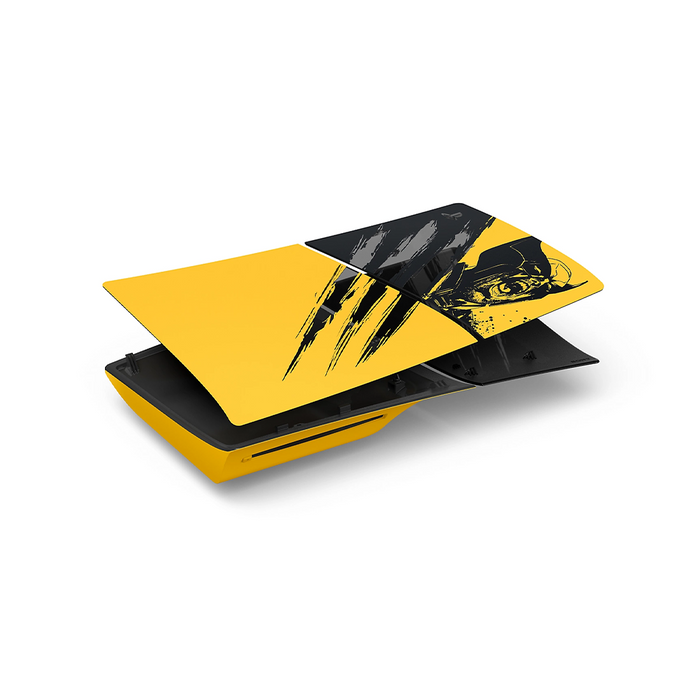 PlayStation Console Covers for PS5 Slim Disc Edition - Marvel’s Wolverine Battle Yellow Limited Edition [CFI-ZCS2GZJ]