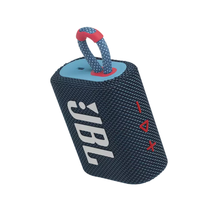 JBL GO 3 Portable Bluetooth Speaker - Blue Pink