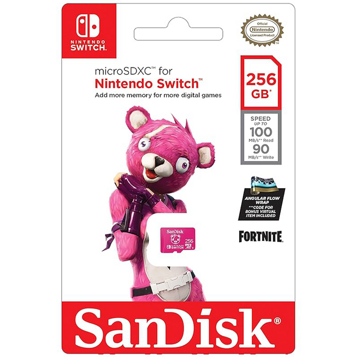 SanDisk Micro SDXC SDSQXAO for Nintendo Switch - 256G [Fortnite]
