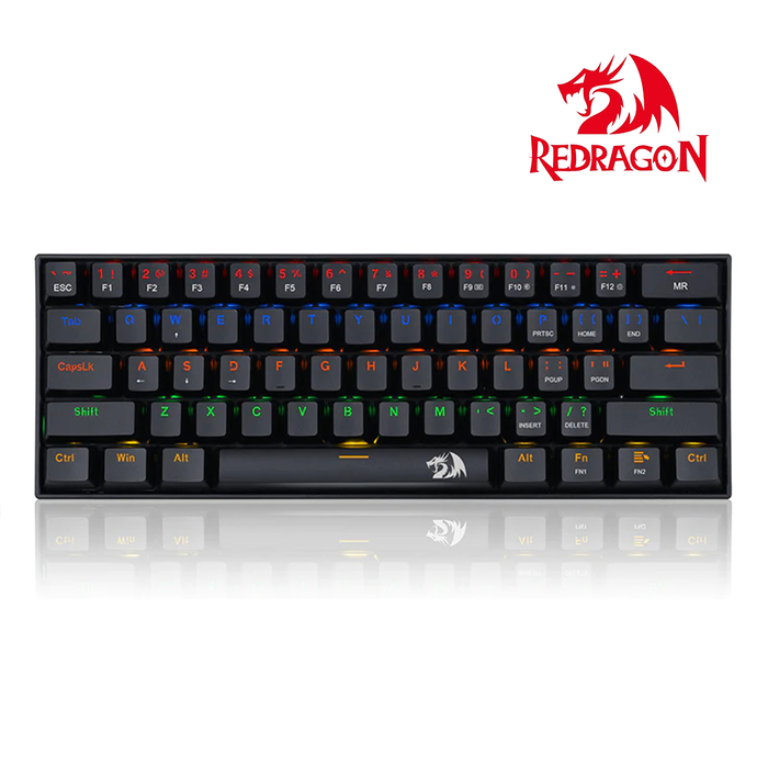 Redragon Wired K606R LAKSHMI Mechanical Keyboard - Black [Red Switch]